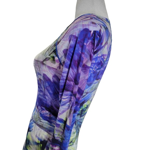 Athleta Womens Aquatic Floral Kailua Rash Guard Size XS - Picture 5 of 9